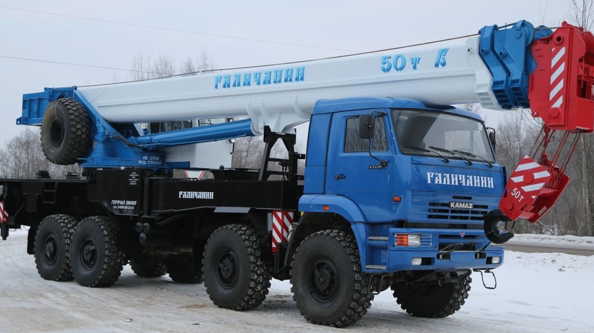 Автокран 50 т аренда СПб